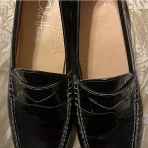Cole Haan Shiny Black Loafers